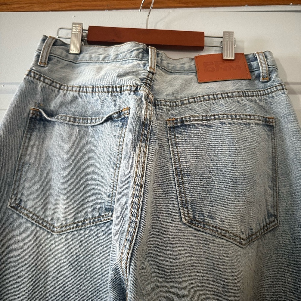 Princess Polly Holly Wide Leg Asymmetrical Button Fly Jeans. Sz 8. - Picture 11 of 12